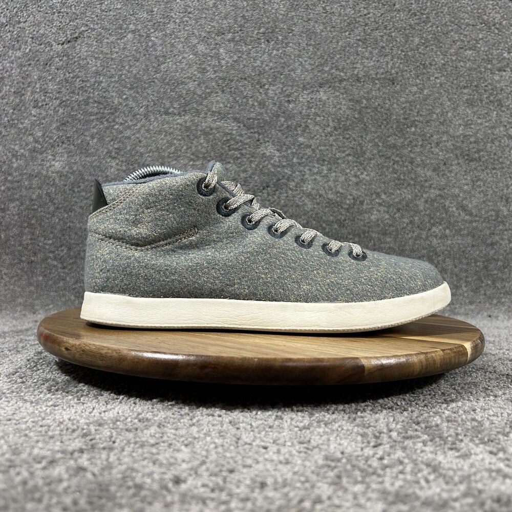 Allbirds WPM Wool Piper Mid Women’s Size 9 Gray Felt Athletic Shoes Used
